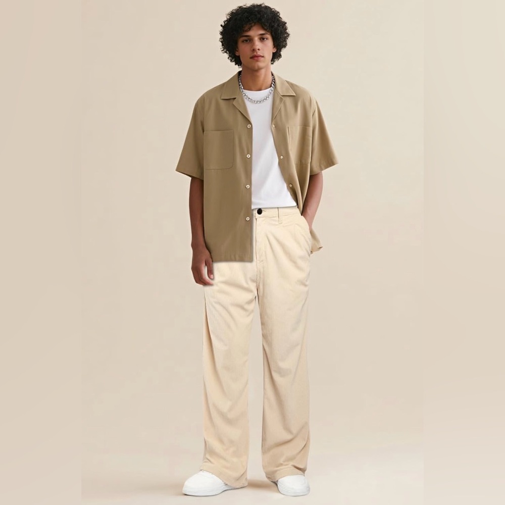 Heyfanee baggy, corduroy pants